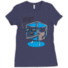 hipster ice cube Ladies Fitted T-Shirt