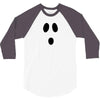 boo face 3/4 Sleeve Shirt