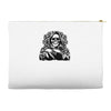 evil skull humor Accessory Pouches