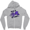 octopi my thoughts Zipper Hoodie