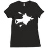 kanu sport wasser water paddel schiff outdoor fun see sea camping Ladies Fitted T-Shirt