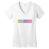 periodic table chemistry fun Women's V-Neck T-Shirt