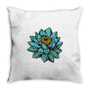 lotus flower Throw Pillow