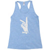 bunny sign Racerback Tank