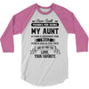 Dear Aunt, Thanks For Being My Aunt 3/4 Sleeve Shirt
