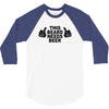 beard t shirt funny t shirt beer tshirt cool shirt mens tshirt austin 3/4 Sleeve Shirt
