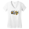 friendly kitty Women's V-Neck T-Shirt