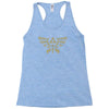 henna hylian symbol Racerback Tank