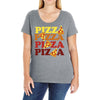 pizza forever Ladies Curvy T-Shirt
