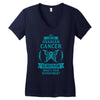 I am a Ovarian Cancer Survivor - What's Your Superpower? Women's V-Neck T-Shirt