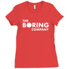 the boring company elon musk Ladies Fitted T-Shirt
