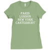 new york london canterbury Ladies Fitted T-Shirt