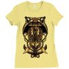 death pirate Ladies Fitted T-Shirt