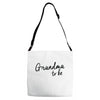 grandma to be Adjustable Strap Totes