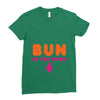 Bun in the Oven Ladies Fitted T-Shirt