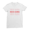 Delta Gamma Ladies Fitted T-Shirt