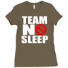 team no sleep Ladies Fitted T-Shirt