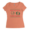 golden christmas Women's Triblend Scoop T-shirt