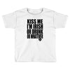 kiss me i'm irish or drunk or whatever t shirt st patricks day funny t Toddler T-shirt