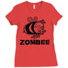 zombie bee Ladies Fitted T-Shirt