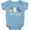 happy meowr Baby Bodysuit
