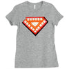 nwt iron man classic heart core glow in dark marvel Ladies Fitted T-Shirt