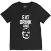 eat drink and b V-Neck Tee