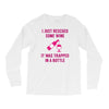 rescued some wine Long Sleeve Shirts
