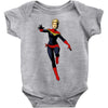 captain marvel Baby Bodysuit