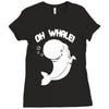 oh whale! Ladies Fitted T-Shirt