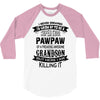 Super Cool Pawpaw Of A Freaking Awesome Grandson 3/4 Sleeve Shirt