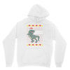 ugly dinosaur merry christmas Unisex Hoodie