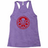 red skull logo avengers marvel comics gift Racerback Tank