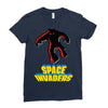 space invaders 2 Ladies Fitted T-Shirt