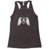 wings letter a Racerback Tank