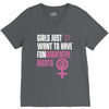 Girls Just Want to Have Fundamental Rights V-Neck Tee