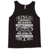 Real Kings Are Born On September 2 Tank Top