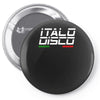 retro italo disco Pin-back button
