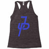 jake paul blue Racerback Tank