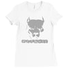 pitbull american pit bull spiked dog collar Ladies Fitted T-Shirt