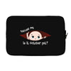 October Peeking Out Baby Boy Laptop sleeve