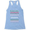 ugly christmas grandpa Racerback Tank