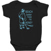 beach better have my money Baby Bodysuit