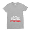 If You Didn't Put it in Here Then Don't Touch it Ladies Fitted T-Shirt