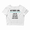 October Girl Crop Top