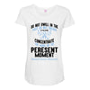 do not dwell in the past do not dream of the future concentrate the mi Maternity Scoop Neck T-shirt