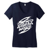 supermoto w Women's V-Neck T-Shirt