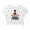the notorıous i want to take this opportunity to apologize to absolut Crop Top