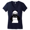 panda police Women's V-Neck T-Shirt