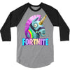 fortnite unicorn 3/4 Sleeve Shirt